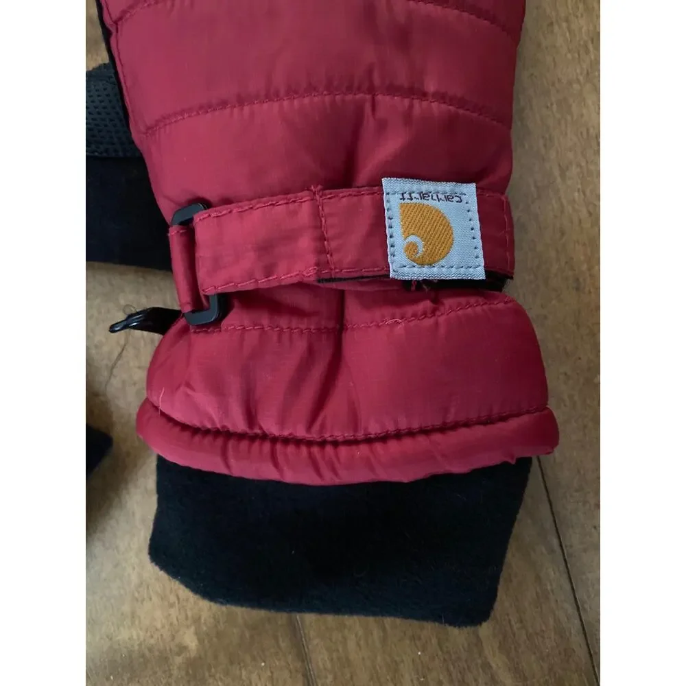 Carharrt WOMEN'S QUILTS MITT STYLE #WA625 in crabapple color